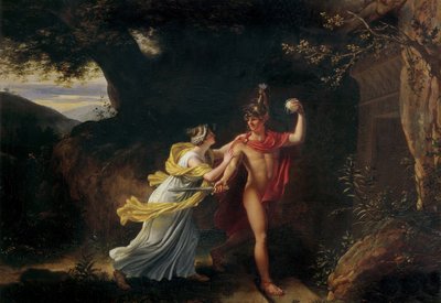 Ariadne and Theseus by Jean Baptiste Regnault